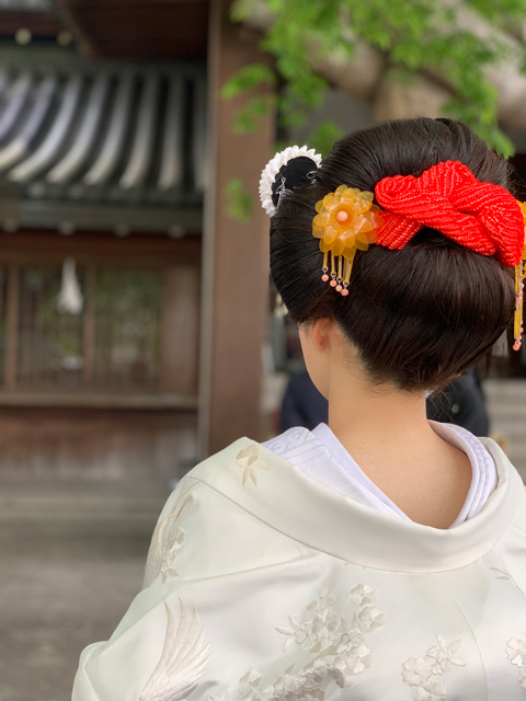 白無垢ヘア